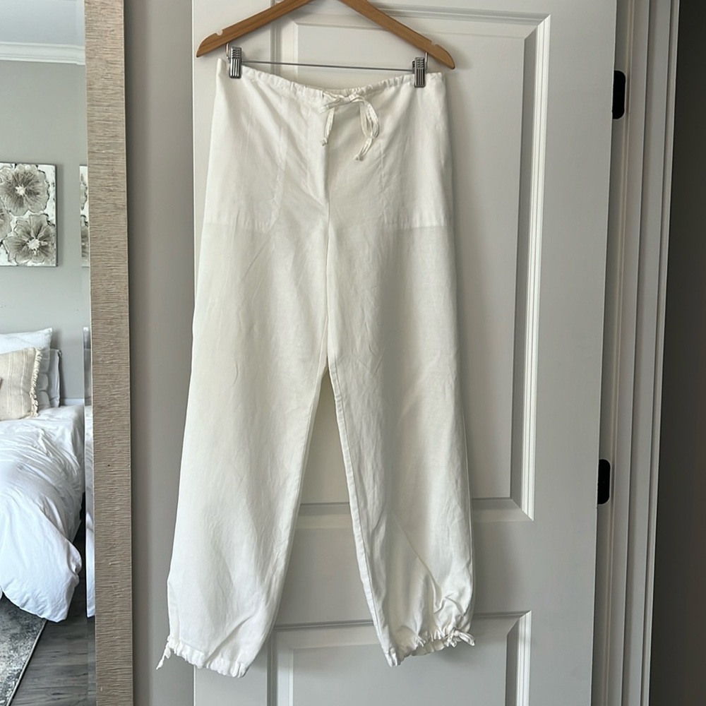 LINEN PARACHUTE PANT